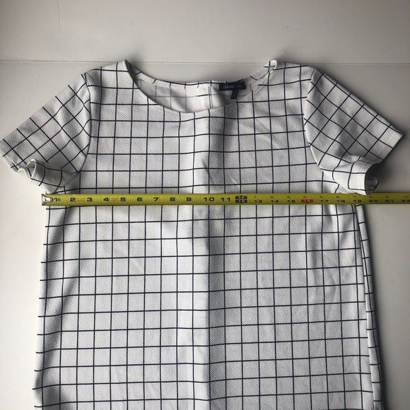 Moa Moa Checkered Slit Back Tie Top Checkered Size XL - Picture 8 of 12